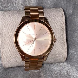 Rose Gold Michael Kors watch